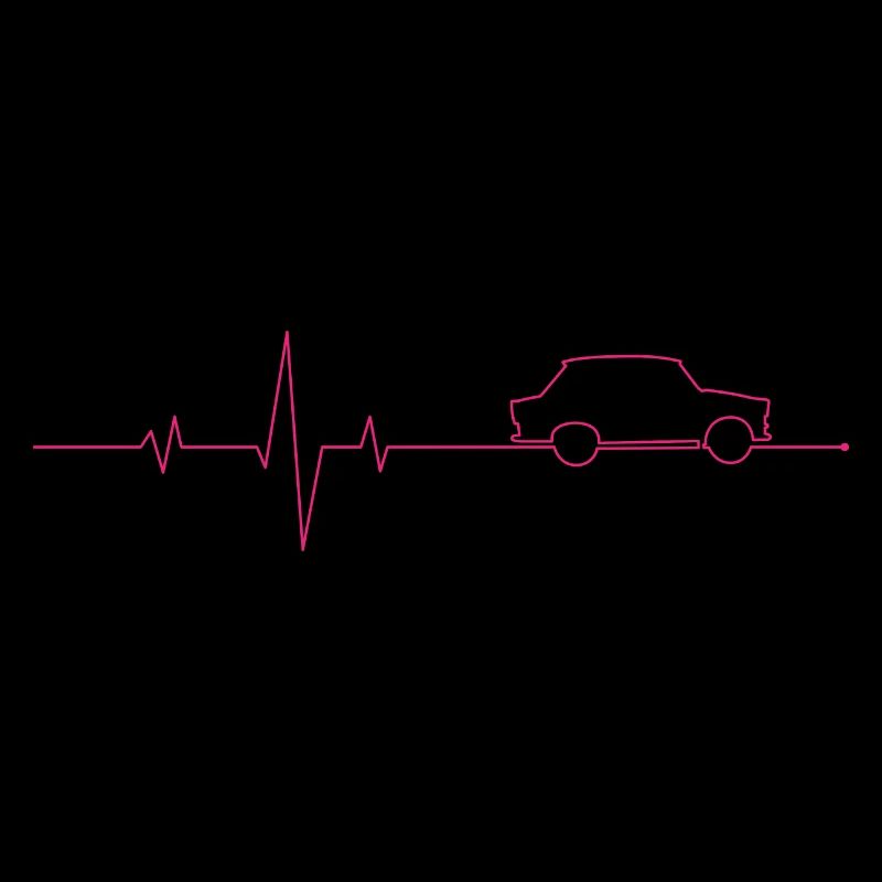  Herzschlag P 601 DDR Oldtimer Trabi, pink