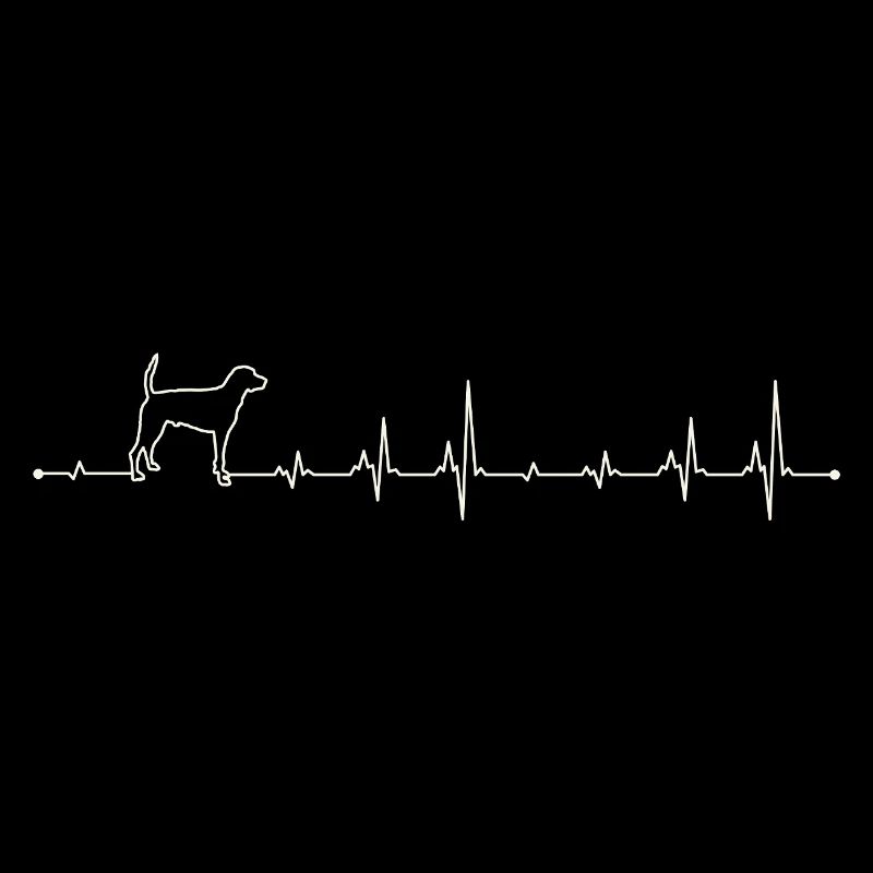 Heartbeat American foxhound dog