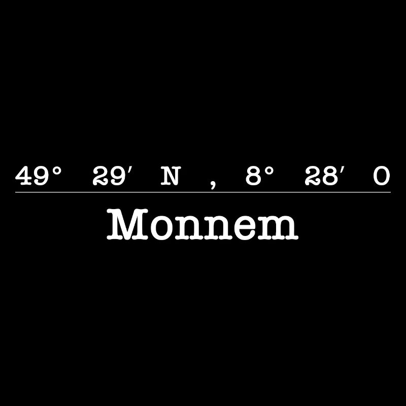 Coordinates of Monnem Mannheim Gift Idea