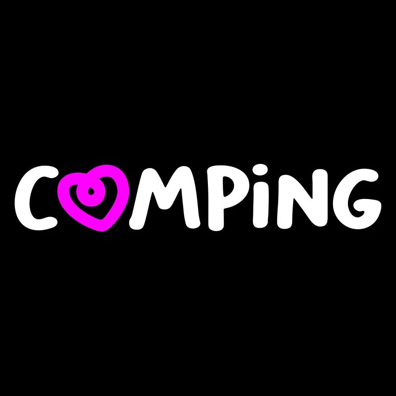 Camping Herz Camper Handschrift Caravan Van Life