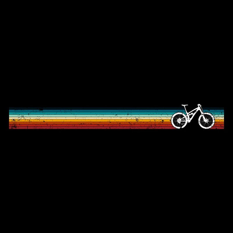 Palette de rayures de vélo rétro