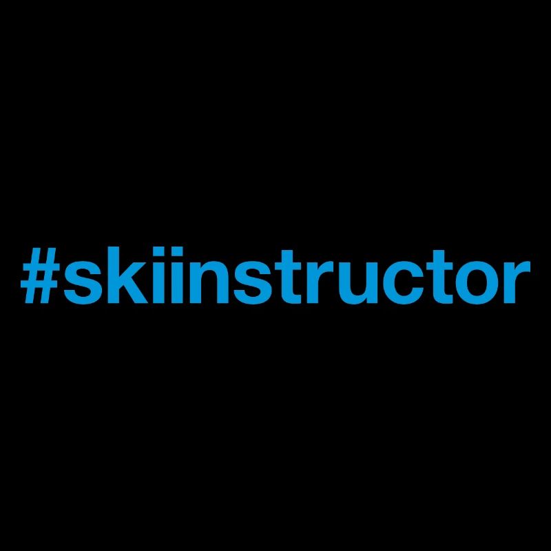 SKI INSTRUCTOR Skilehrer Hashtag