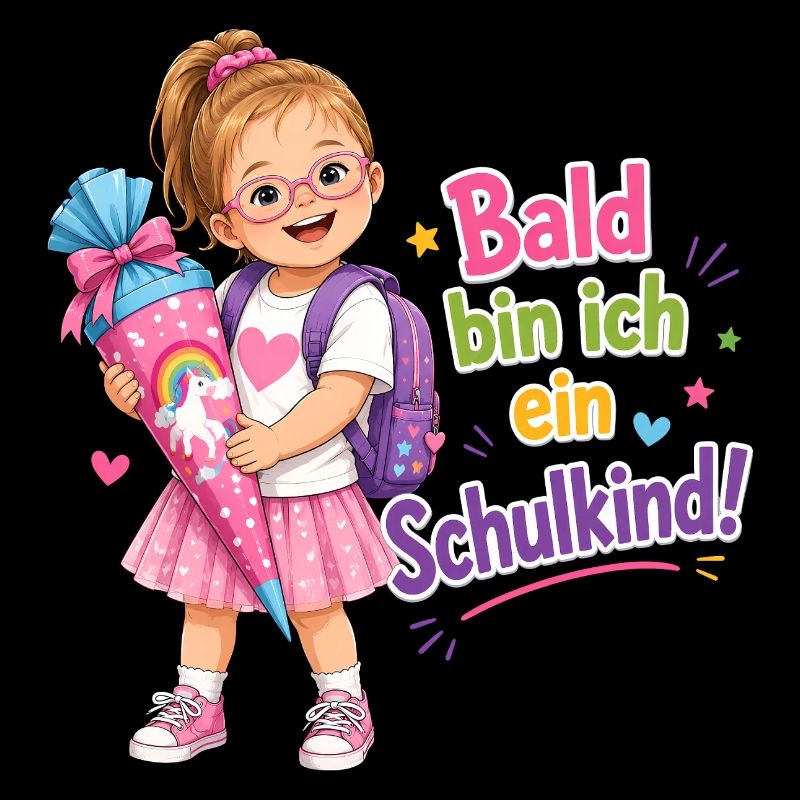 Bald bin ich ein Schulkind – Down Syndrom Mädchen