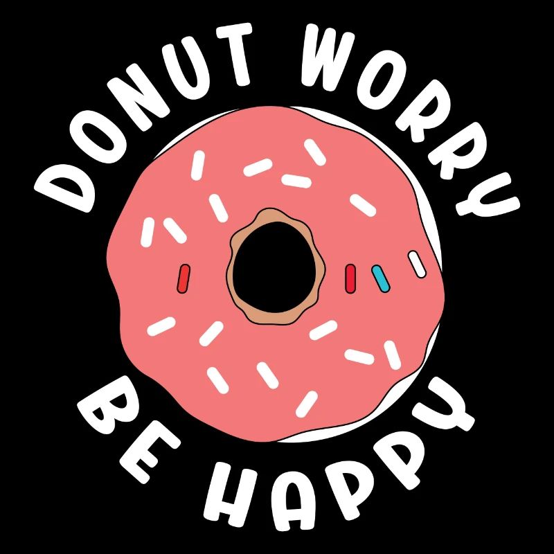 Donut Sorge Sei glücklich