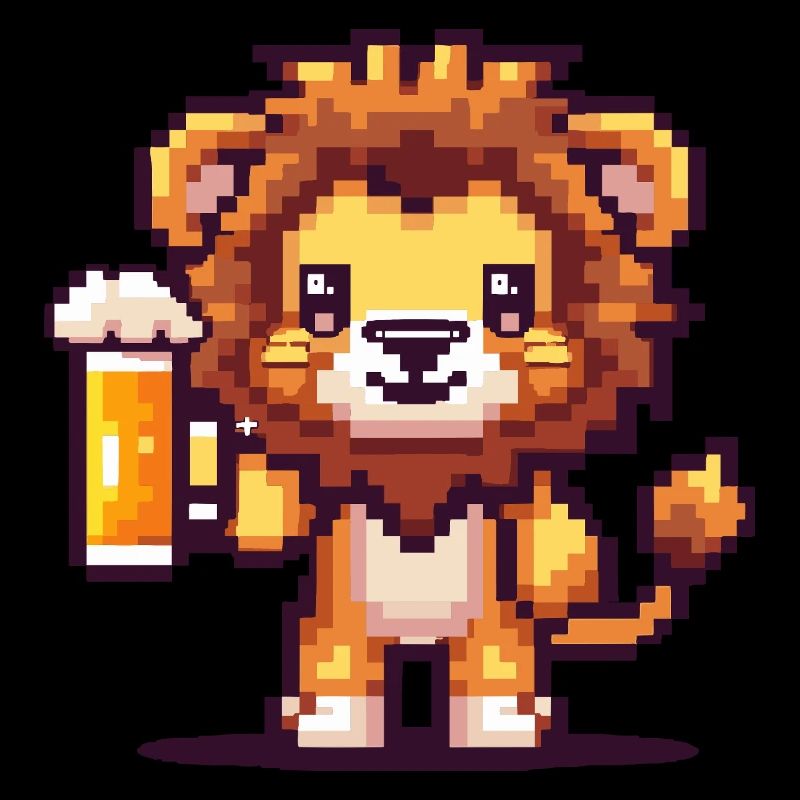 Bière Lion Pixel