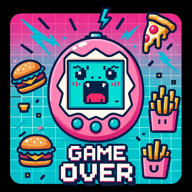 Pixel-Konsole, Retro und Snacks