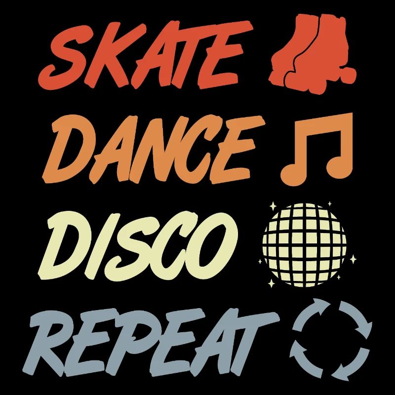 Rollschuhfahrer Disco