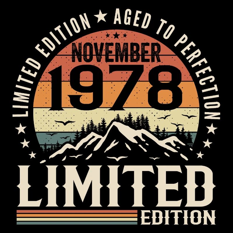 November 1978 Einzigartiges Retro-Jubiläum