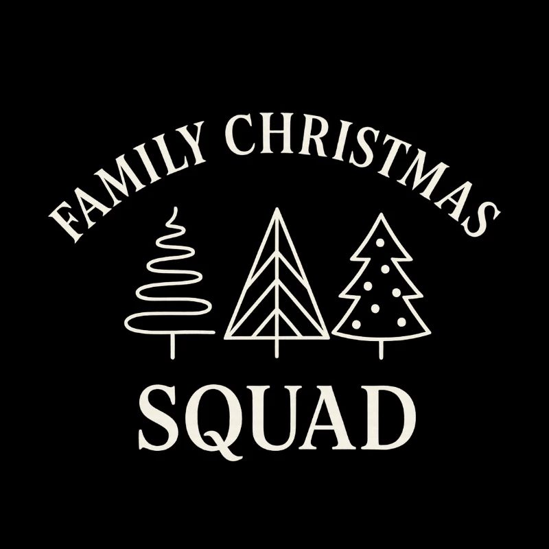 Family Christmas Tree Squad