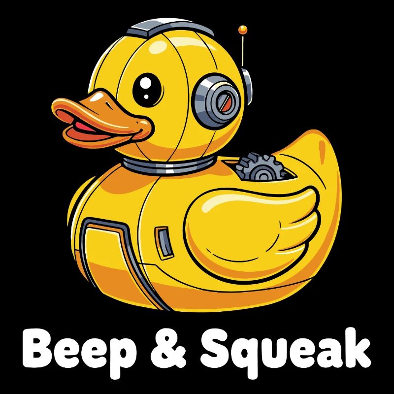 Beep & Squeak Robot Duck