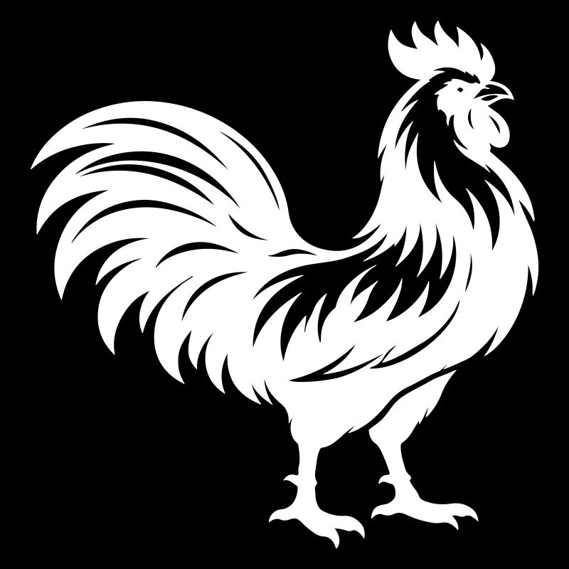 Rooster Silhouette