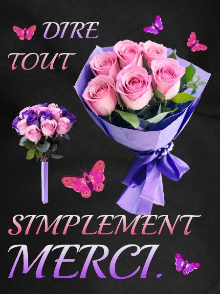 Dites simplement merci.