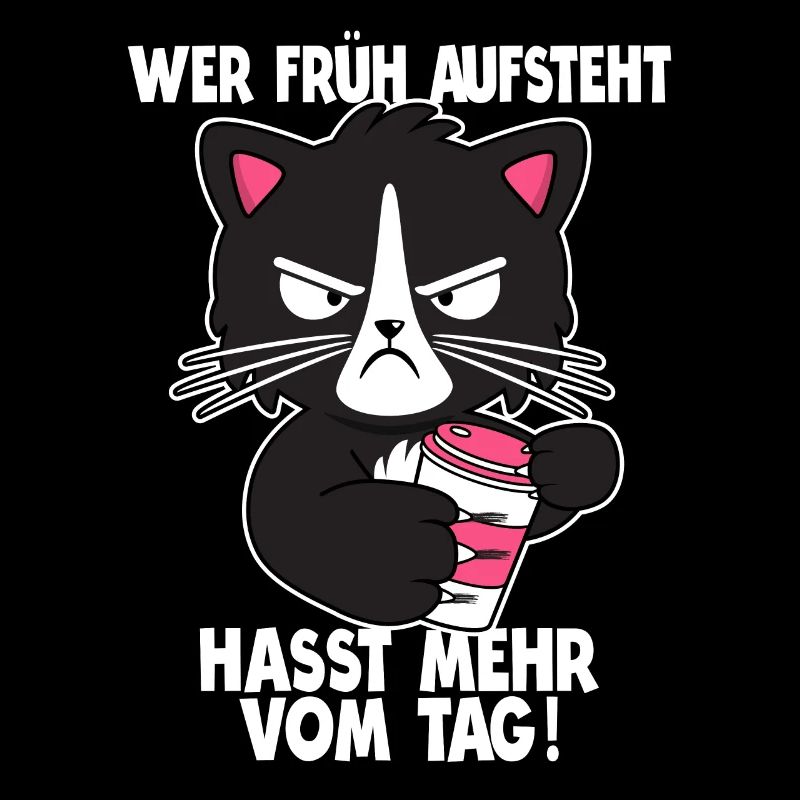 Morgenmuffel Langschläfer Büro Humor Geschenk