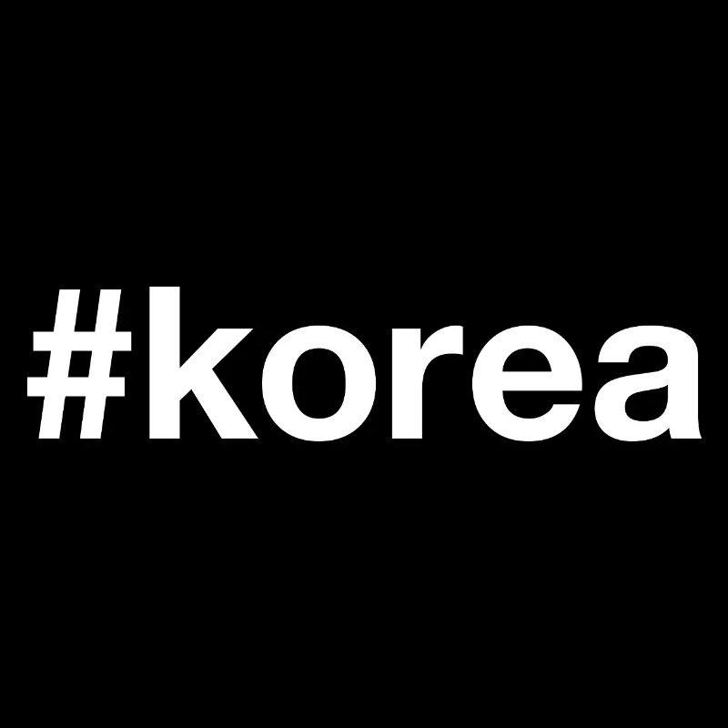 KOREA Hashtag