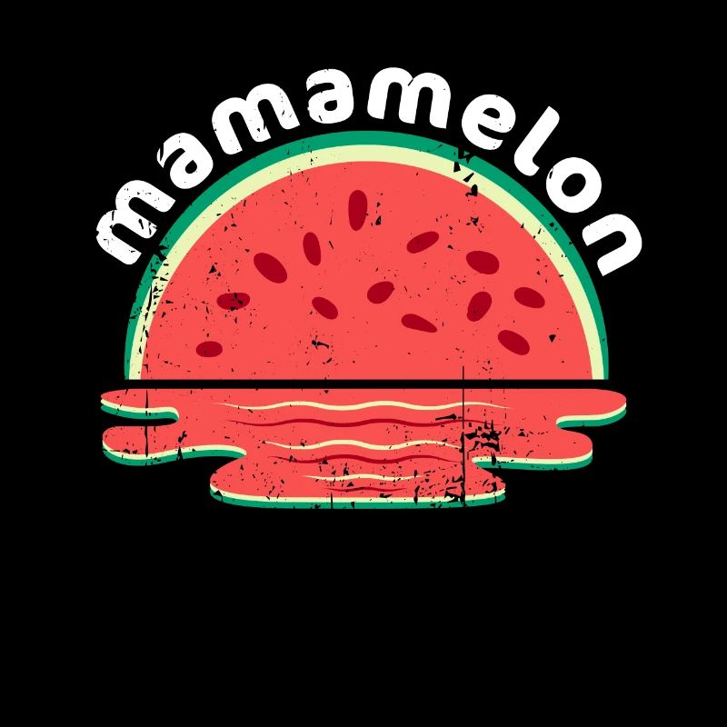 Mamamelon Pastèque Mama Mignon Coucher de soleil d’été