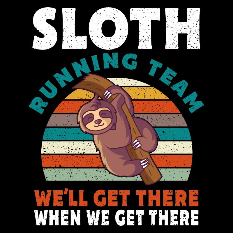 Sloth running team gift