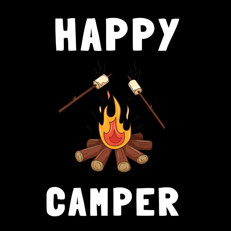 Marshmallow Sandwich Camper Smore Randonnée Feu de camp