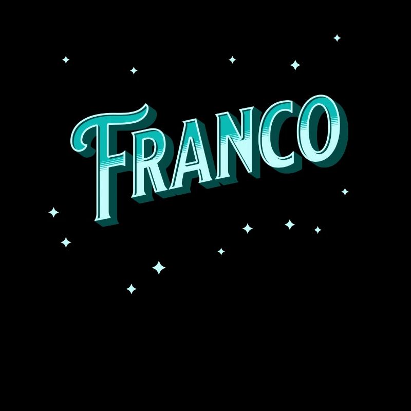 Franco name personalized