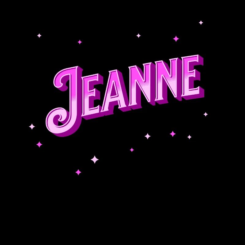 Jeanne name personalized