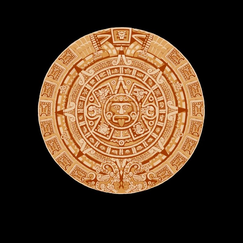 Calendario Azteca Mexican Heritage Mayan Aztec