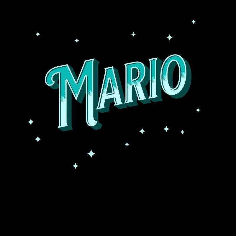 Mario's name personalized