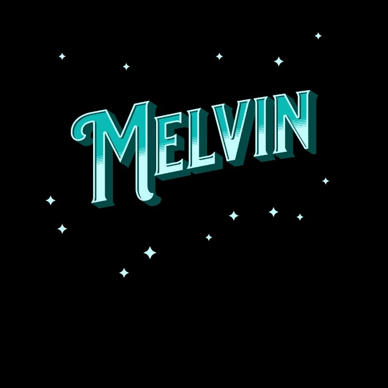 Melvin's name personalized