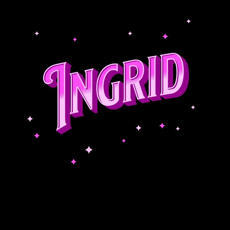 Ingrid name personalized