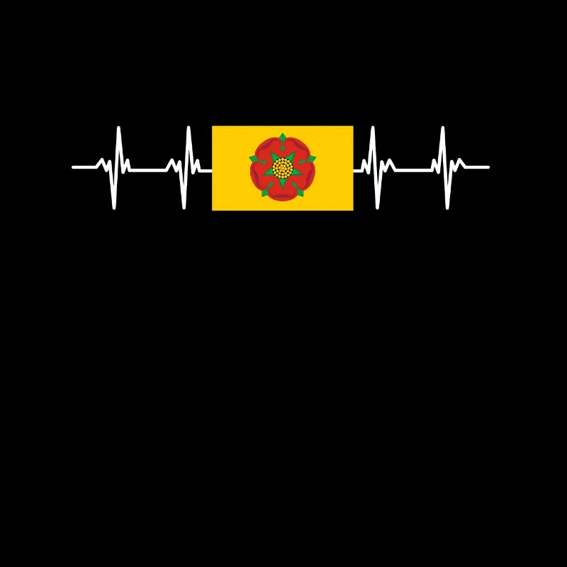 Drapeau du Lancashire du Royaume-Uni