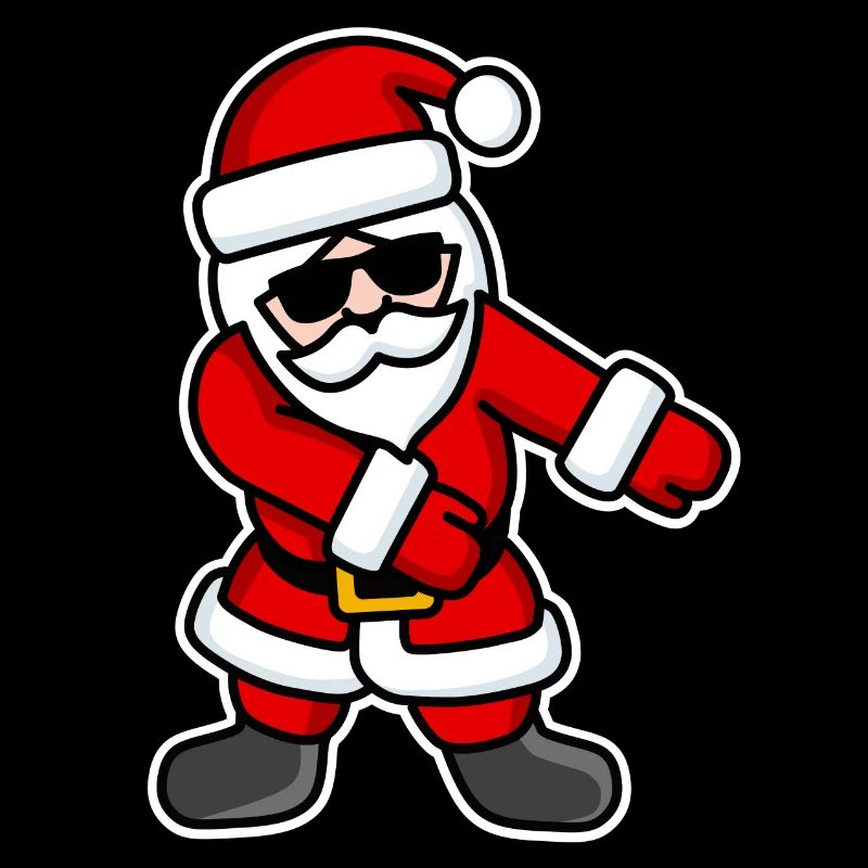 Floss dance Flossing cool Père Noël