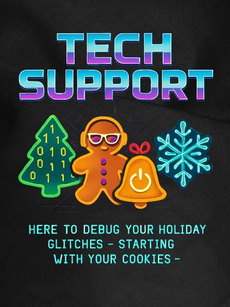Lustiger Technischer Support Debug Weihnachten