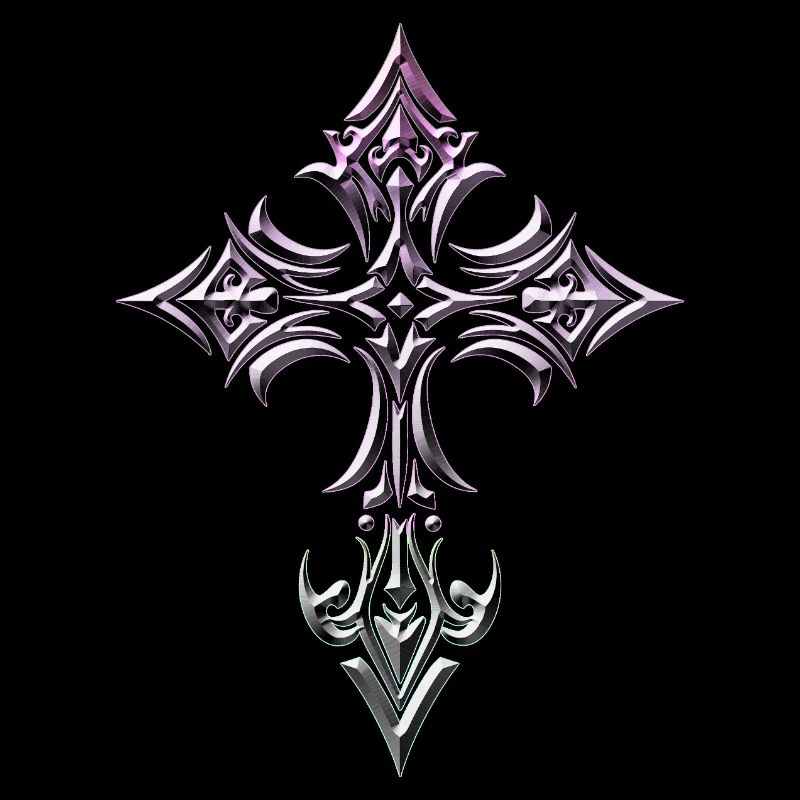 Gradient Gothic Cross