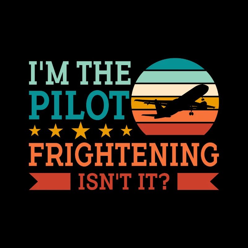 I Am Pilot - Flight Captain Passenger Aircraft