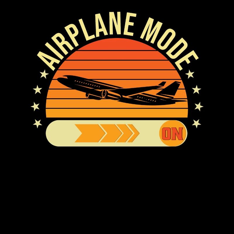 Airplane Mode Flugzeug Pilot Spruch