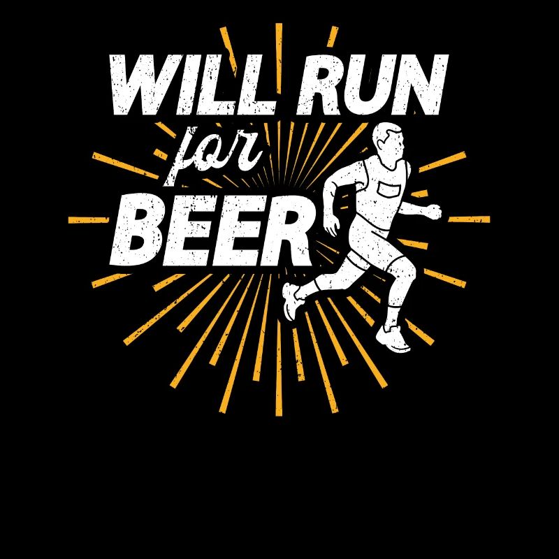 Will Run For Beer Lustige Läufer