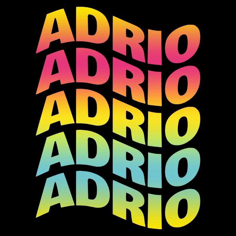Adrio wave effect t-shirt gift idea