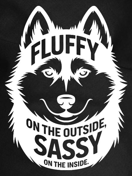 Fluffy Outside Sassy Inside Husky 