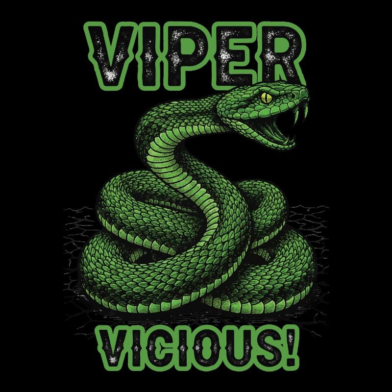 Wild Vicious Viper Snake