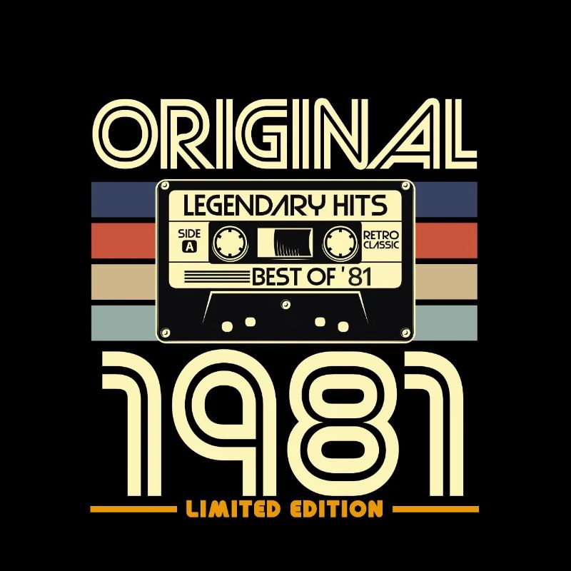 Cassette 1981 Édition Limitée Vintage