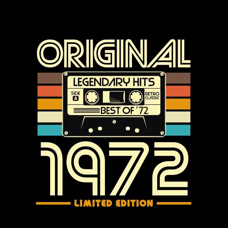Original 1972 Cassette Rétro Édition Limitée