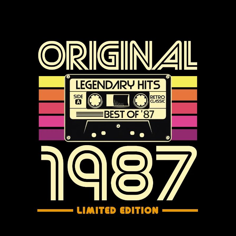 Original 1987 Cassette Retro
