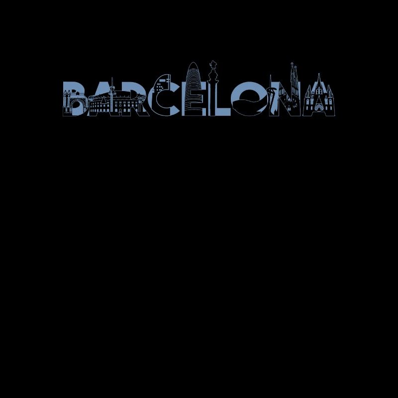 Barcelona Skyline Tshirt