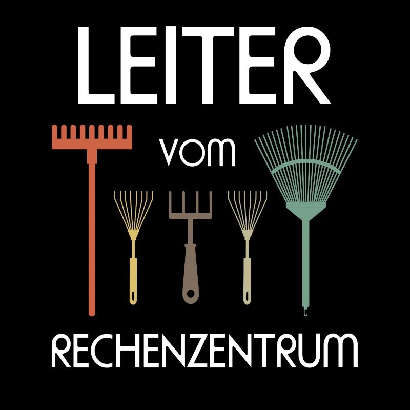 Leiter vom Rechenzentrum Garten Gärtner Geschenk