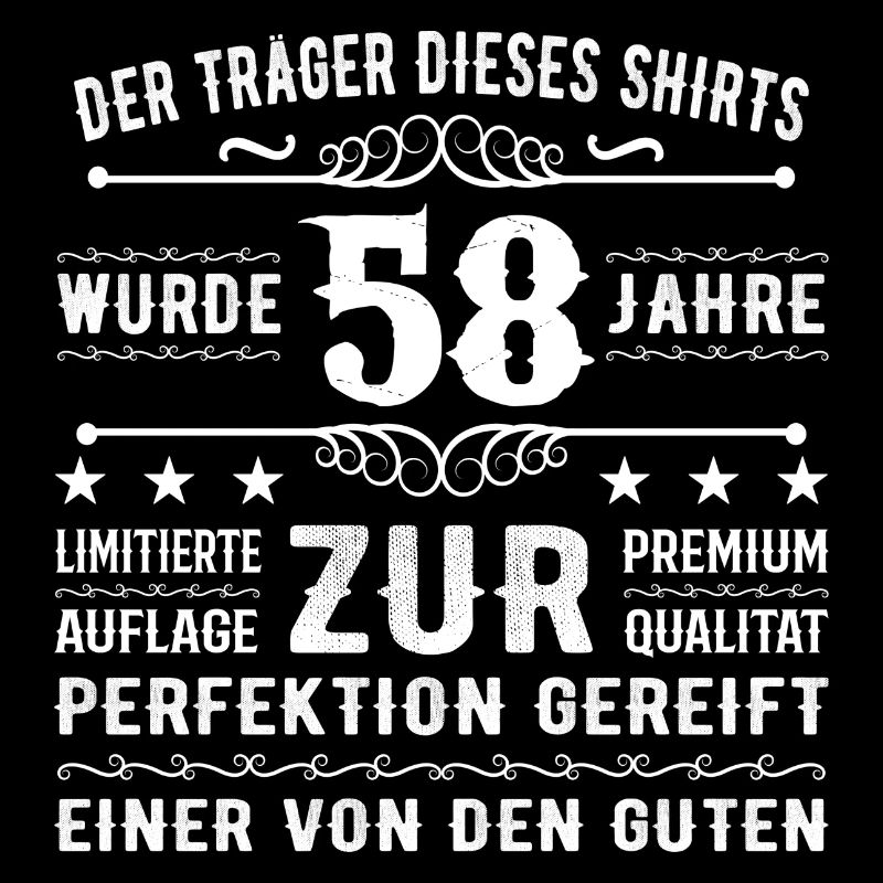 58 Years Gift Idea for 58 - Birthday