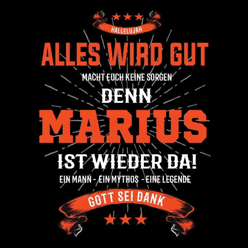 Alles wird gut denn Marius Ist da Outfit