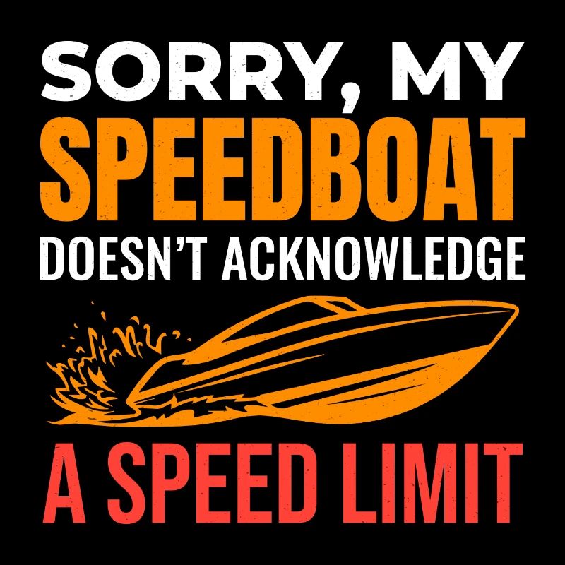 Humour de course de hors-bord pour les amateurs de navigation de plaisance