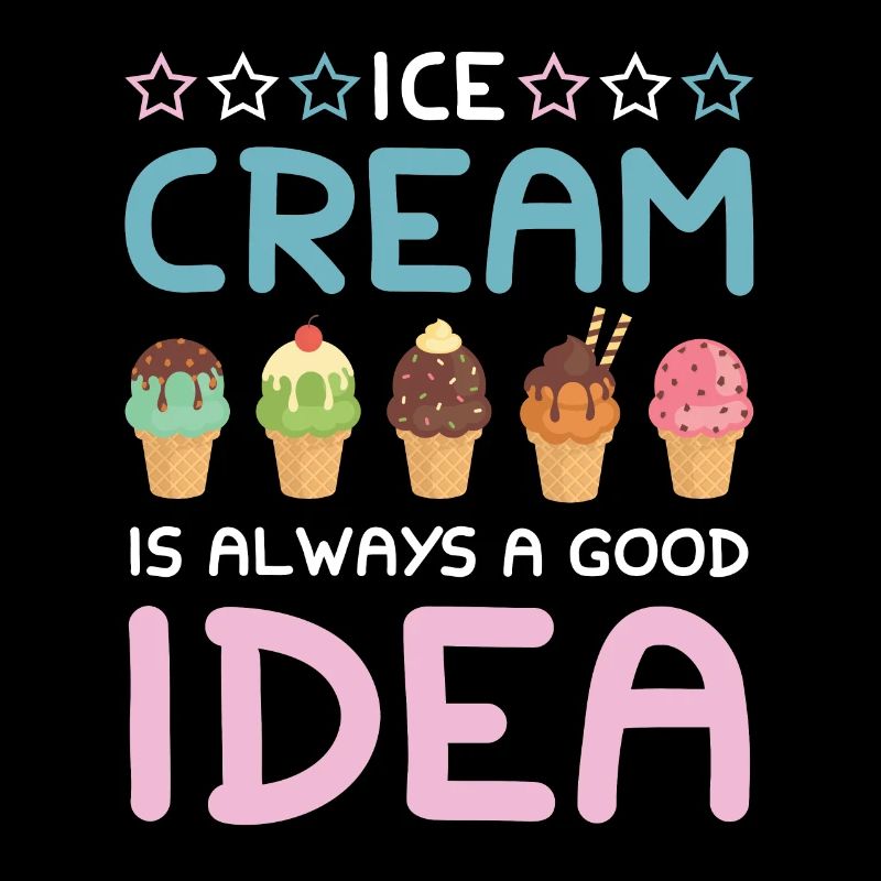 Eis Eiscreme idea Spruch