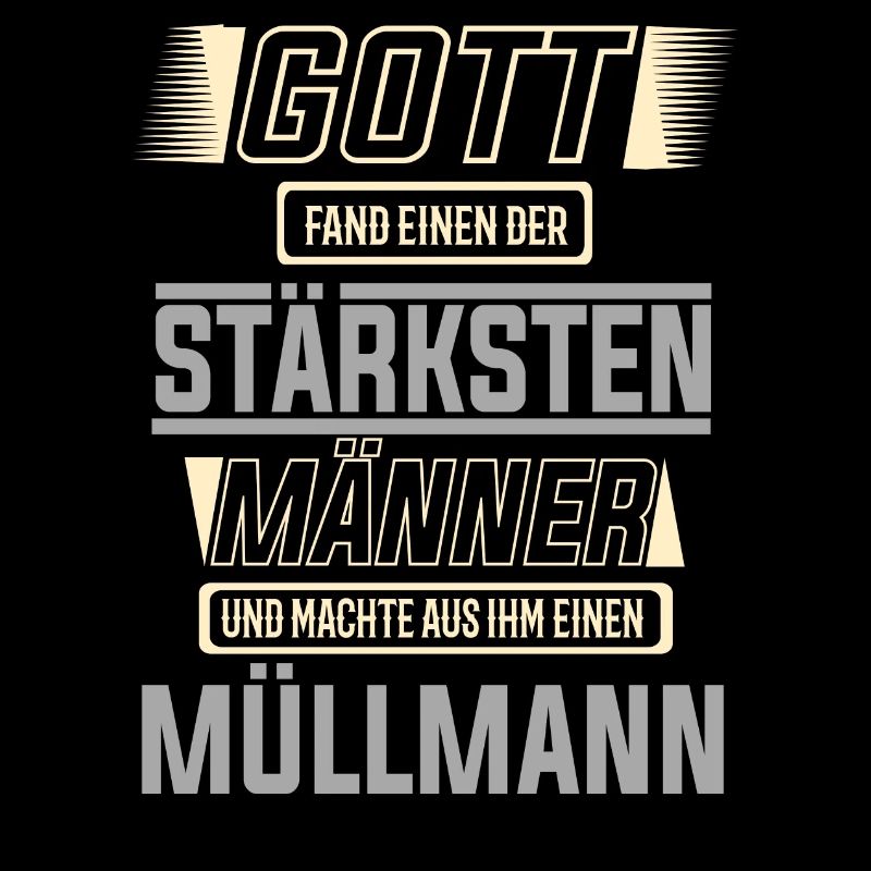 Müllmann, einer der stärksten Männer der Welt