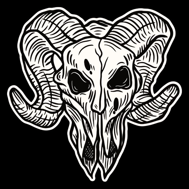 Skull Skeleton Skull Horror Cadeau d’Halloween