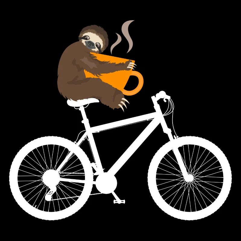 Funny Bicycle Sloth