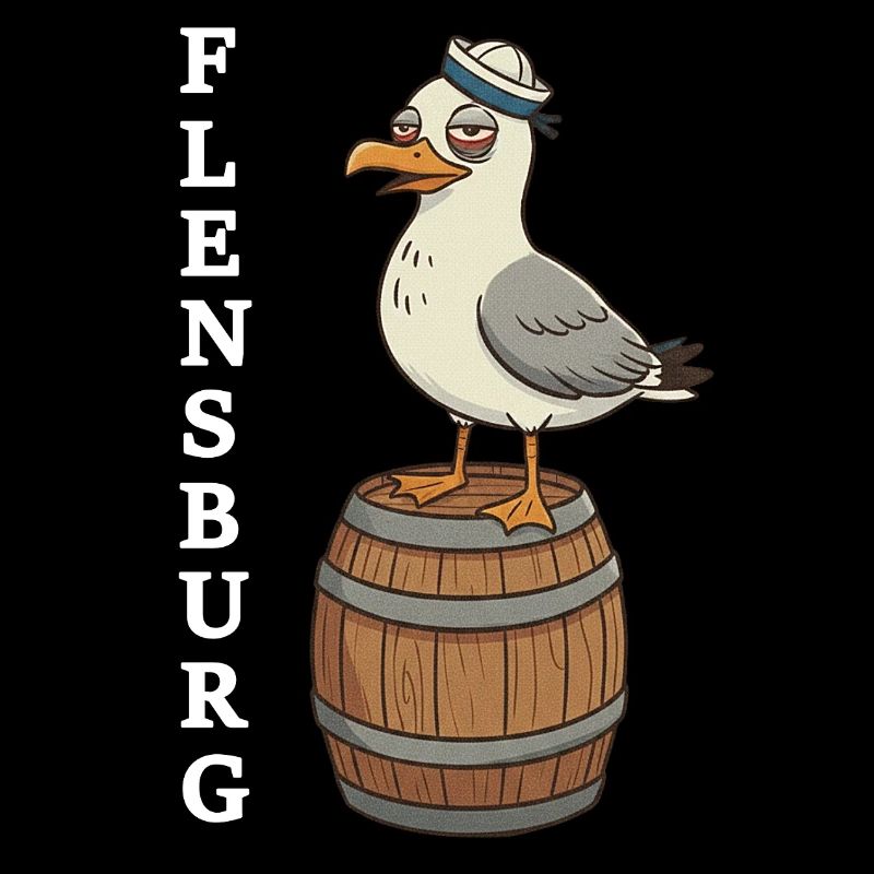 Flensburg Seagull Drunk